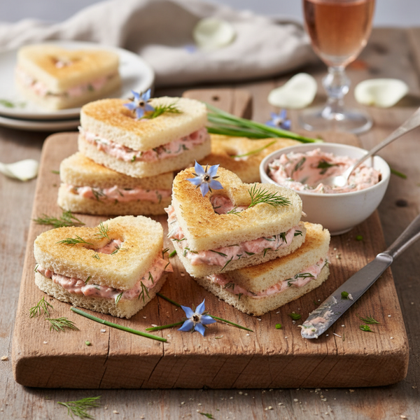 Hearts of Delight Sandwiches recipe