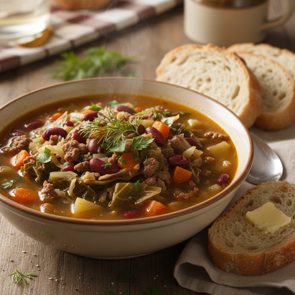 Heartwarming Hearty Cabbage Soup recipe
