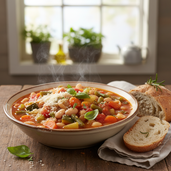 Heartwarming Vegetable Minestrone recipe