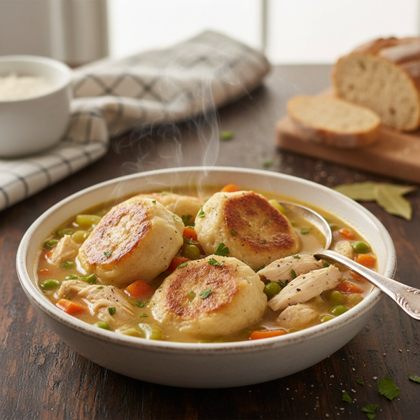 Hearty 30-Minute Chicken and Dumpling Soup recipe