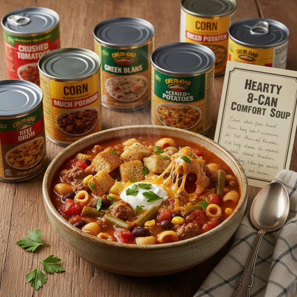 Hearty 8-Can Comfort Soup recipe