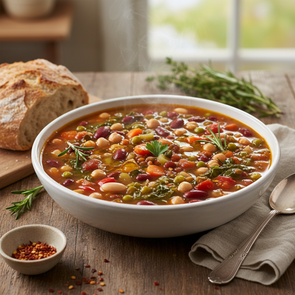 Hearty 9 Bean Delight Soup recipe