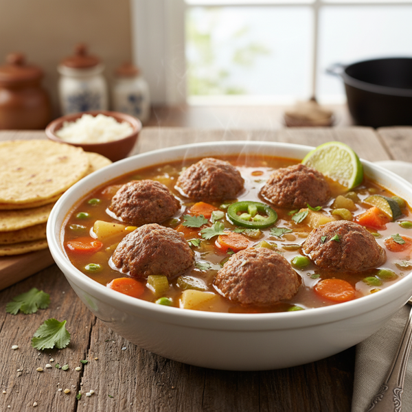 Hearty Albondigas Soup recipe