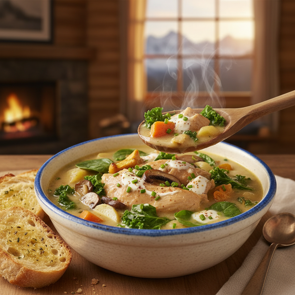 Hearty Alpine Chicken Supreme Soup recipe