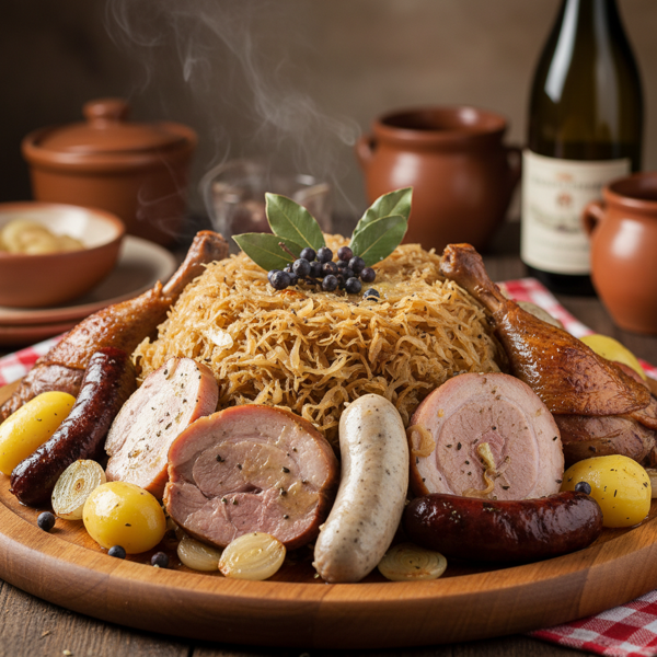 Hearty Alsatian Choucroute Garnie recipe