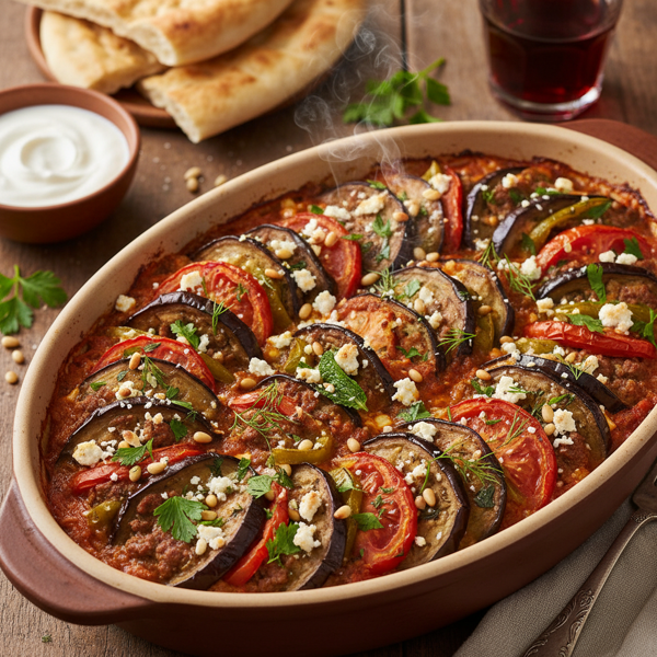 Hearty Armenian Eggplant Bake recipe