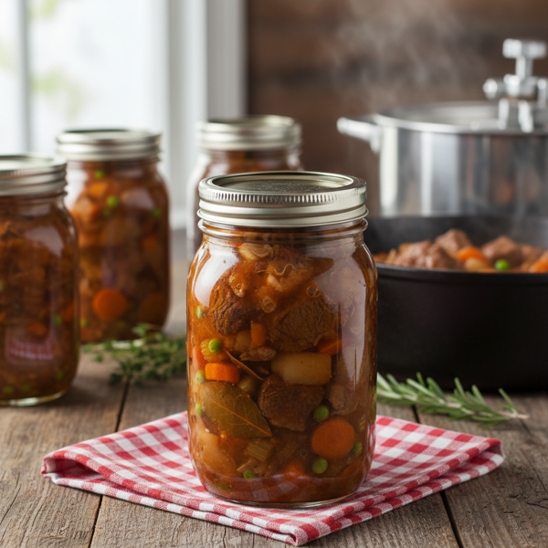 Hearty Beef Stew for Canning recipe