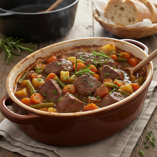 Hearty Beef and Vegetable Casserole recipe