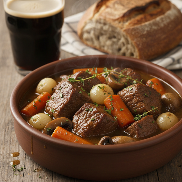 Hearty Beer-Braised Beef Stew recipe