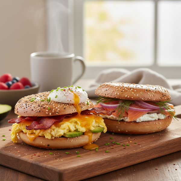 Hearty Breakfast Bagel Bliss recipe