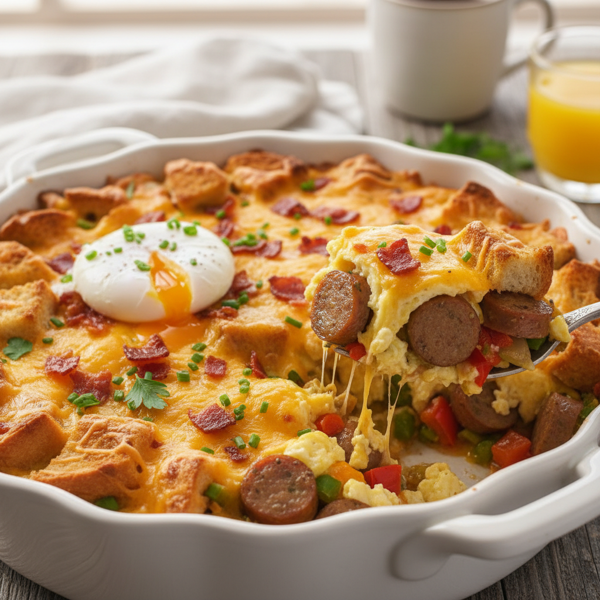 Hearty Breakfast Casserole Delight recipe