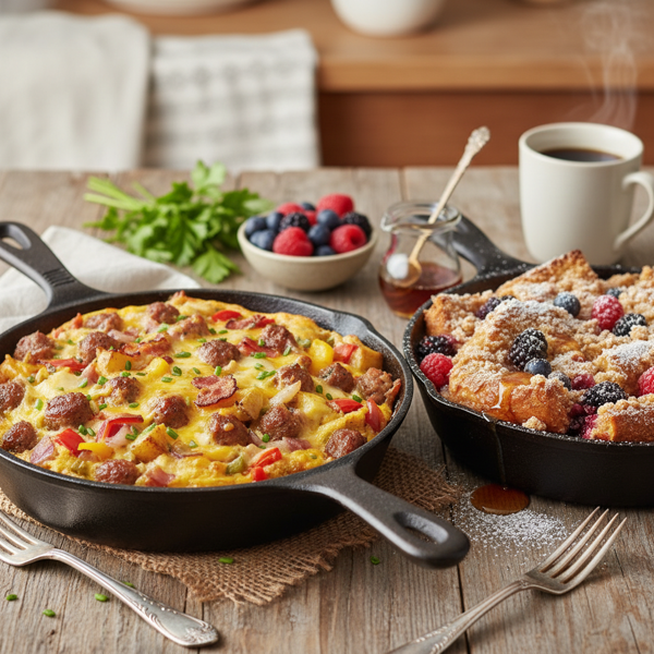 Hearty Breakfast Casserole Duo recipe