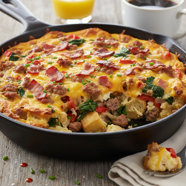 Hearty Breakfast Casserole Supreme recipe
