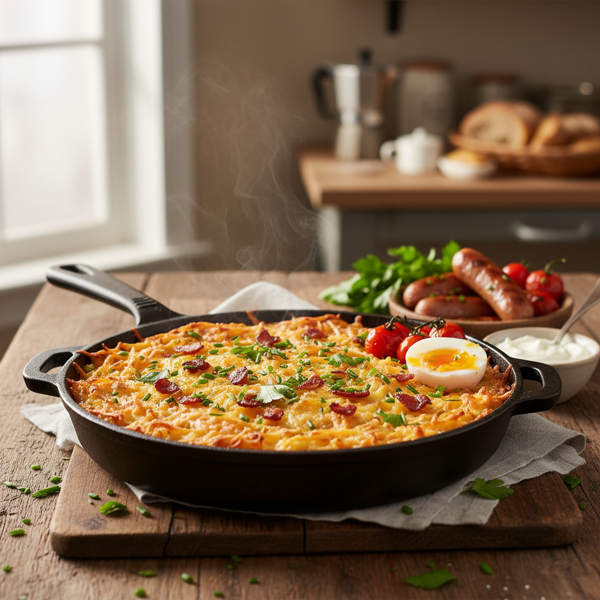 Hearty Breakfast Hash Brown Casserole recipe