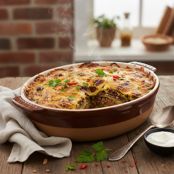 Hearty Cabbage and Beef Bake recipe