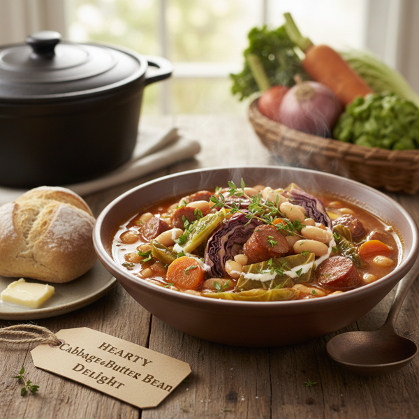 Hearty Cabbage and Butter Bean Delight recipe