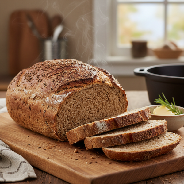 Hearty Caraway Rye Bread recipe