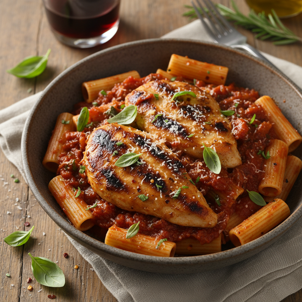 Hearty Chicken Pasta in Savory Marinara recipe