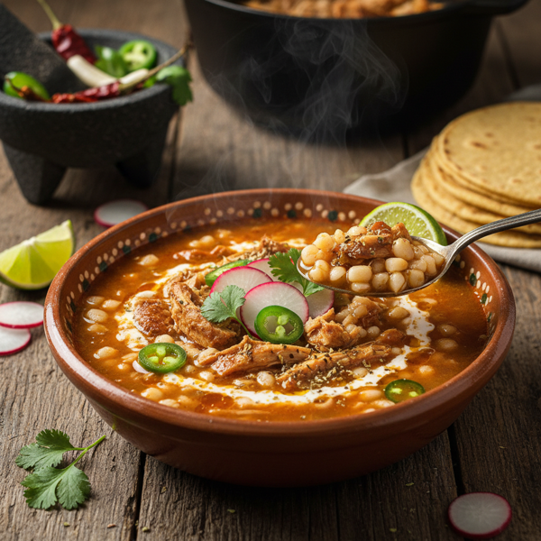 Hearty Chicken Posole Soup recipe