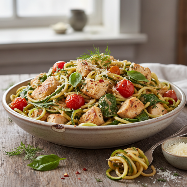 Hearty Chicken Zoodle Delight recipe