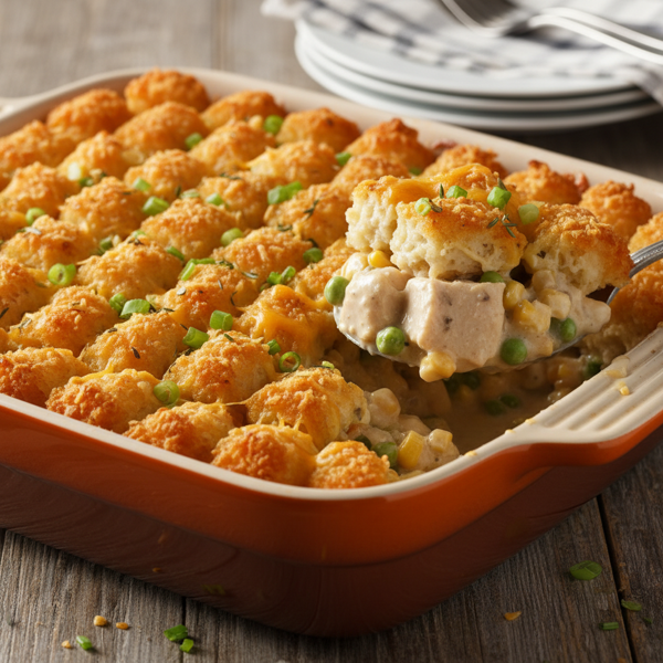 Hearty Chicken and Tater Tot Bake recipe