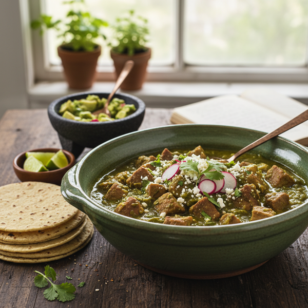Hearty Chile Verde Pork Feast recipe