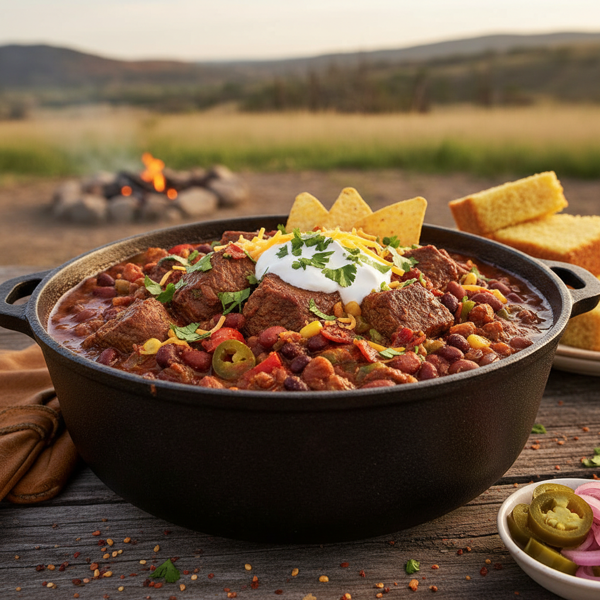 Hearty Chuck Wagon Chili Delight recipe