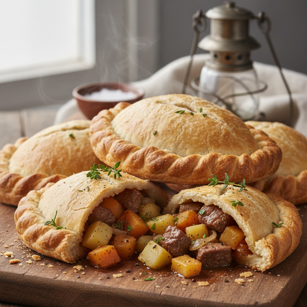 Hearty Cornish Miners' Pasties recipe