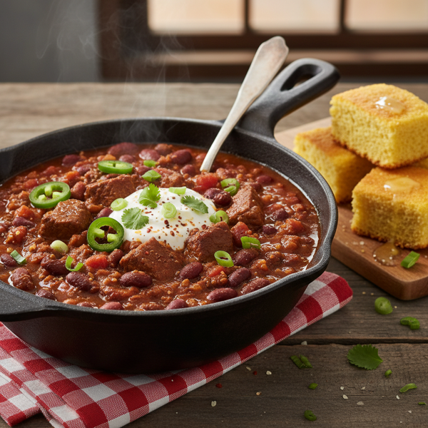 Hearty Cowboy Chili recipe