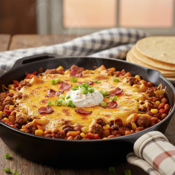 Hearty Cowboy Skillet Bake recipe