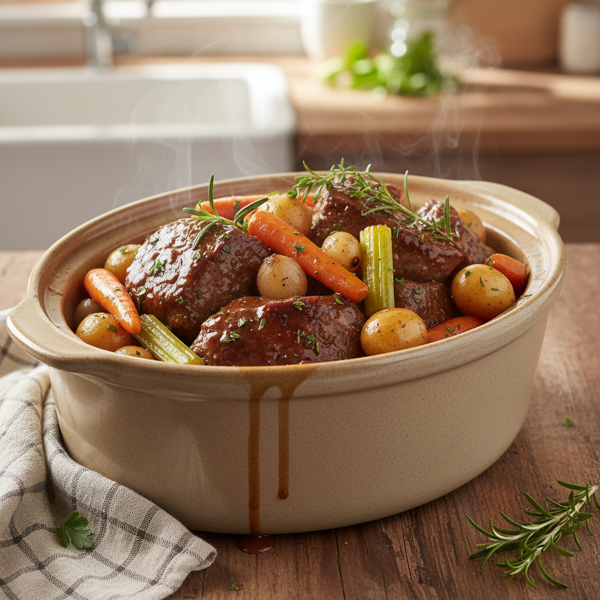 Hearty Crockpot Beef Roast with Vegetables recipe