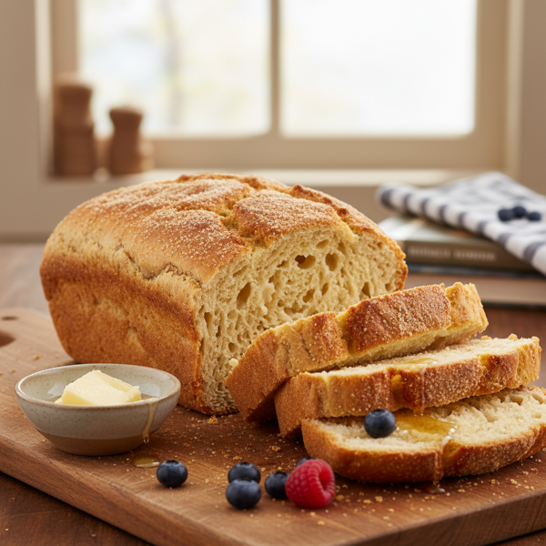 Hearty English Muffin Bread recipe