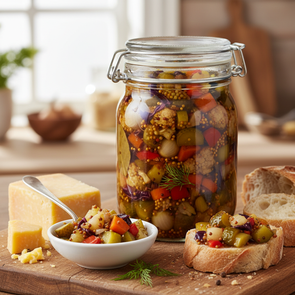 Hearty English Veggie Pickle recipe