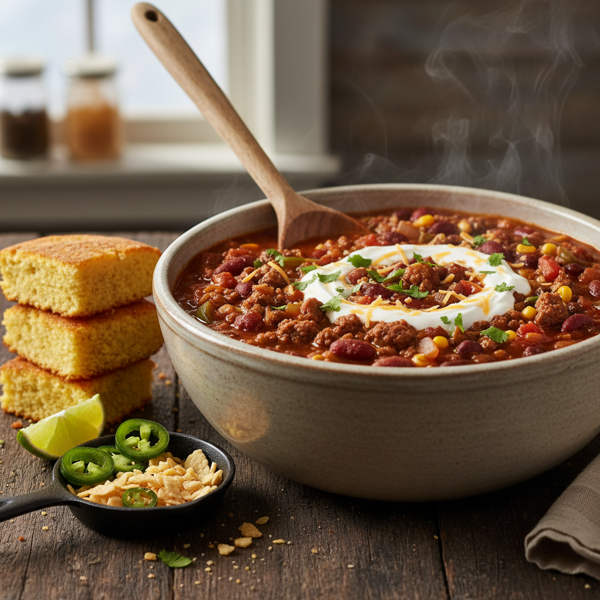 Hearty Family-Style Chili recipe