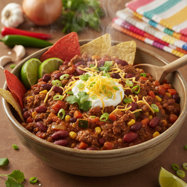 Hearty Family Chili with Hidden Veggies recipe