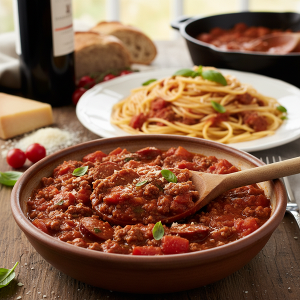 Hearty Family Spaghetti Sauce recipe