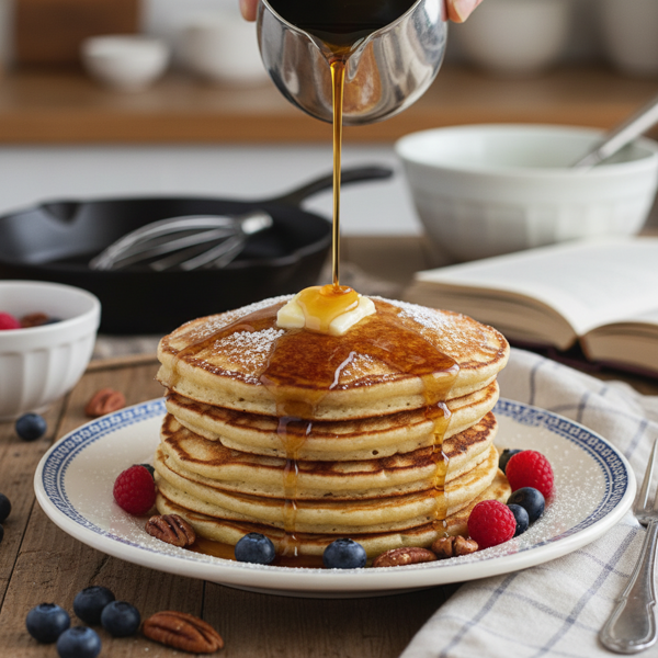 Hearty Fannie Farmer Style Griddlecakes recipe