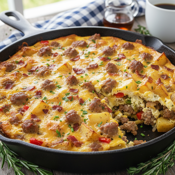 Hearty Farmer's Breakfast Casserole recipe