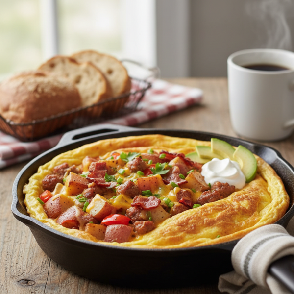 Hearty Farmer's Skillet Omelet recipe