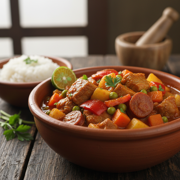 Hearty Filipino Pork Menudo recipe