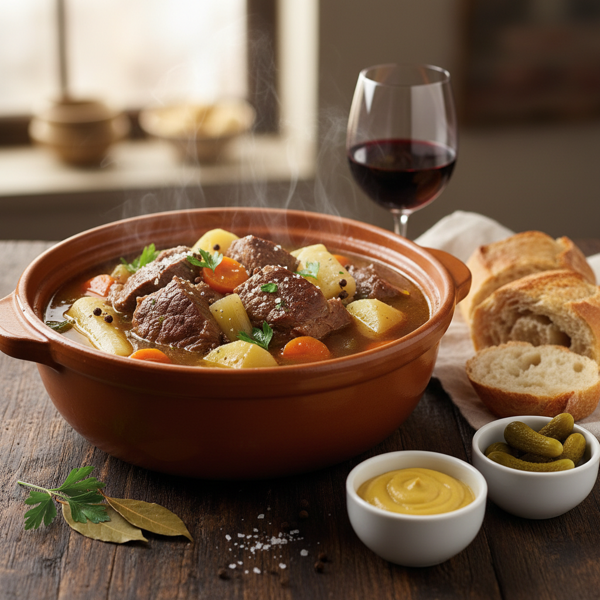 Hearty French Beef Stew (Pot Au Feu) recipe