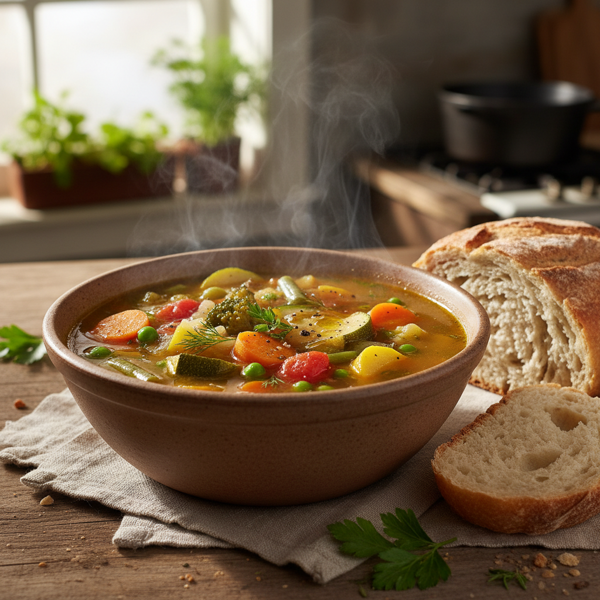 Hearty Garden Vegetable Medley Soup recipe