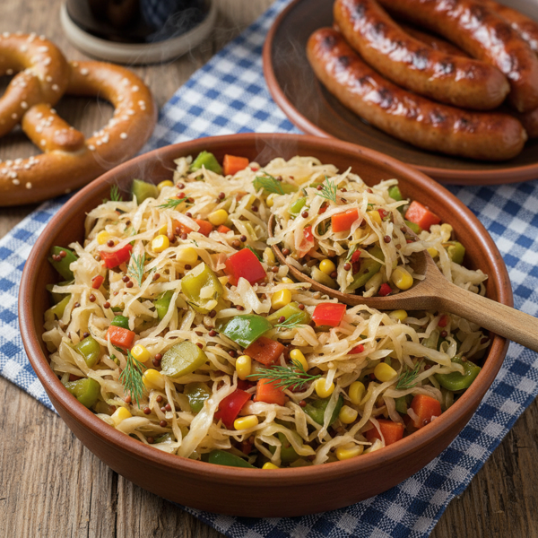 Hearty German Chow-Chow Sauerkraut Relish recipe