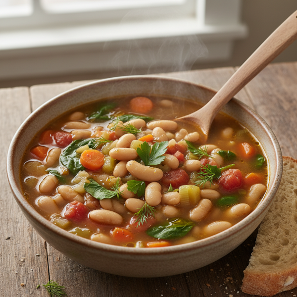 Hearty Great Northern Bean & Vegetable Soup recipe