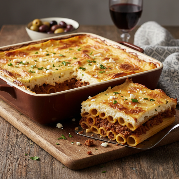Hearty Greek Pastitsio Bake recipe