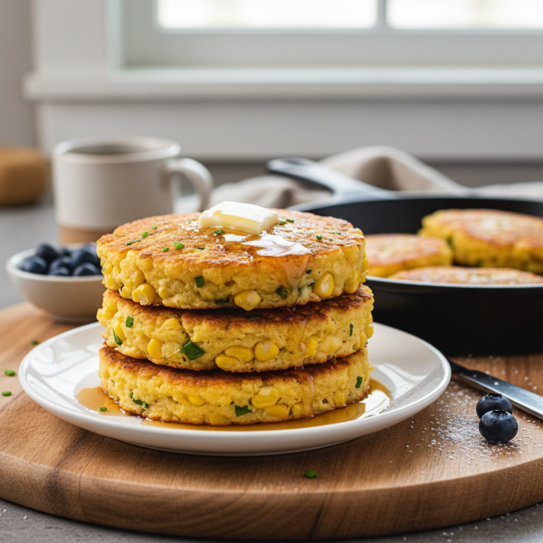 Hearty Griddle Corncakes recipe