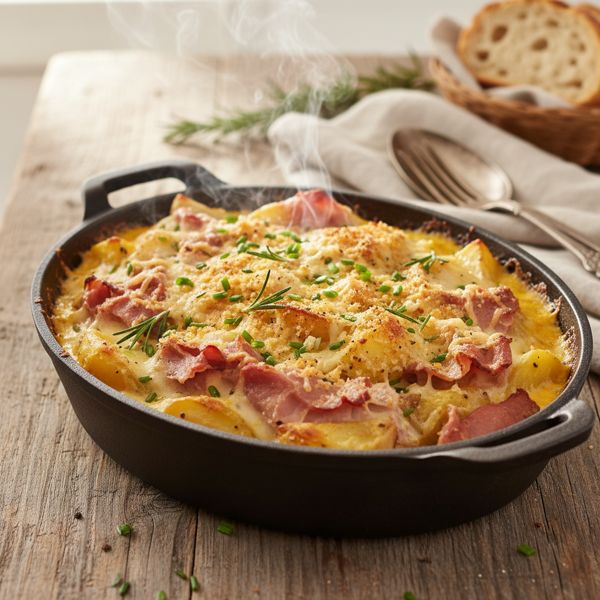 Hearty Ham & Potato Bake recipe