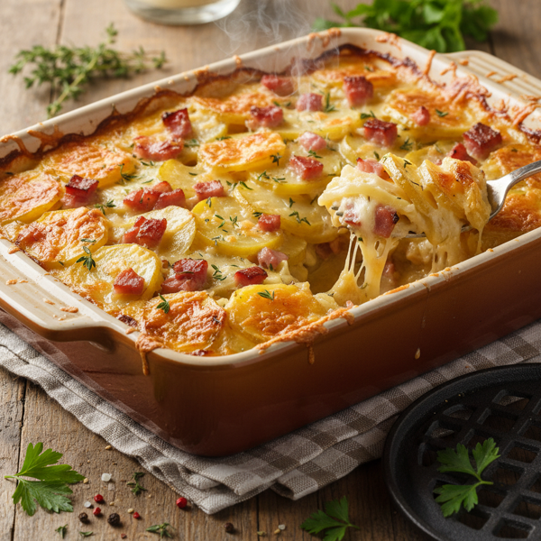 Hearty Ham and Potato Bake recipe