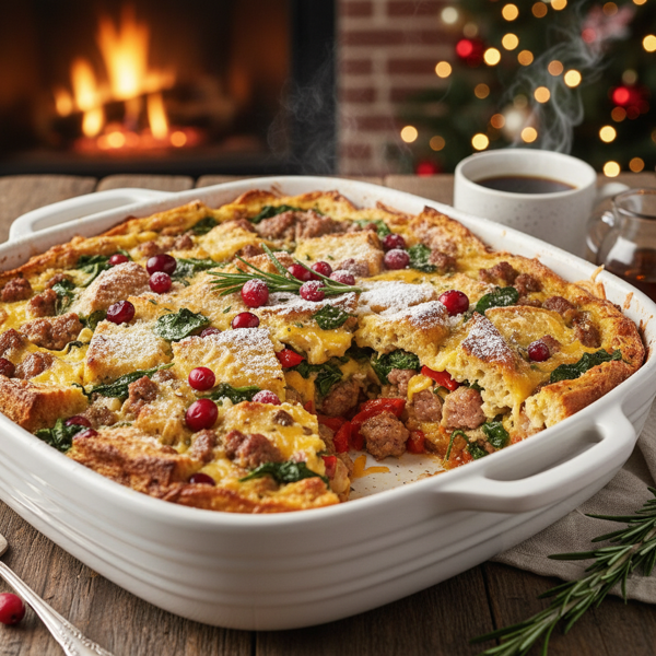 Hearty Holiday Breakfast Casserole recipe