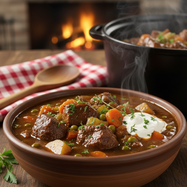 Hearty Home-Style Crockpot Beef Stew recipe